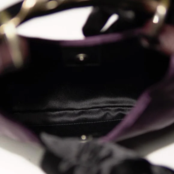Tom Ford Yves Saint Laurent Purple Satin Mombosa Bag - Picture 7 of 12